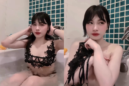 Cảnh nóng hấp dẫn bên cô gái xinh đẹp và làn da trắng muốt