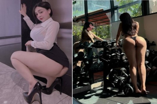 Gymer bấm nút đồng thời nhanh và hứng thú