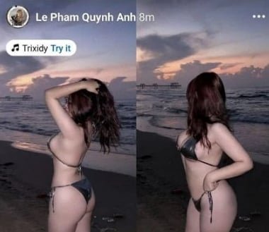 Em Lê Phạm Quỳnh Anh ngon lành cành đào