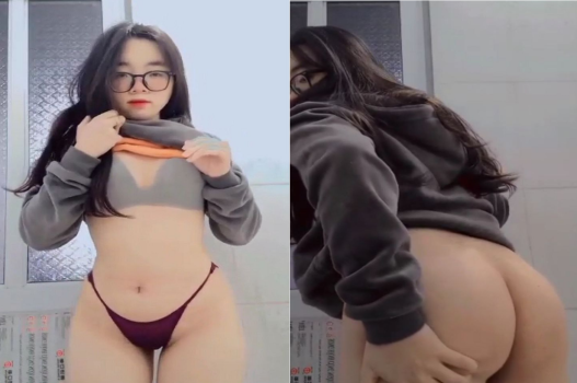 Nàng kính cận gợi cảm với vòng một đầy đặn khiến tim khán giả tan chảy