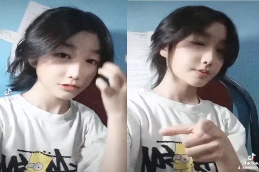 Non bị bạn dụ để khoe bướm không lông