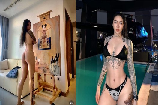 Thủy Tạ tham gia cùng nhóm bạn với chàng trai khỏe mạnh