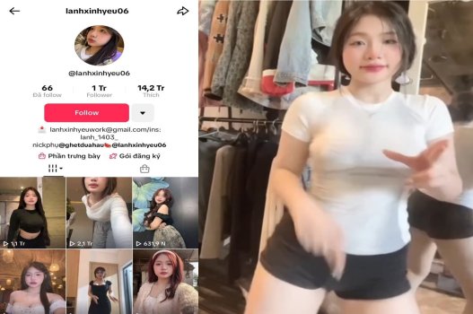 Tiktoker Lanhxinhyeu bị anh cu độ bi chơi rách bím